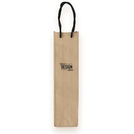 Single Bottle Non-Woven Wine Bag - Color: Beige