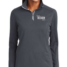 Sport-Tek Women's Sport-Wick Quarter Zip Performance Pullover - Color: Iron Grey