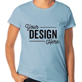 Anvil Women's Jersey T-shirt - Color: Light Blue