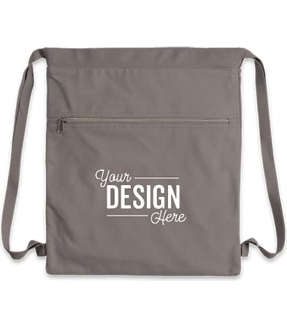 Midweight Pigment Dyed Canvas Drawstring Bag Midweight Pigment Dyed Canvas Drawstring Bag