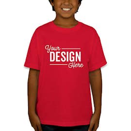 Canada - Gildan Youth DryBlend 50/50 T-shirt - Color: Red
