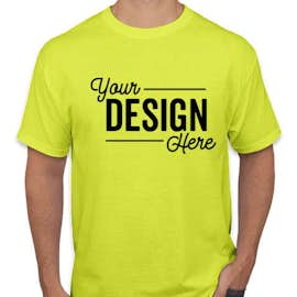 Canada - Jerzees 50/50 T-shirt - Color: Safety Green
