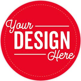 Full Color 2.5 in. Circle Magnet - Color: Red