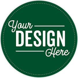 Full Color 4 in. Circle Vinyl Decal - Color: Forest Green