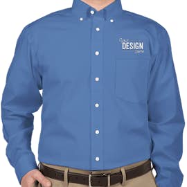 Devon & Jones Solid Dress Shirt - Color: French Blue