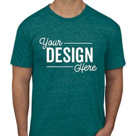American Apparel USA-Made Tri-Blend Track T-shirt - Color: Tri-Evergreen