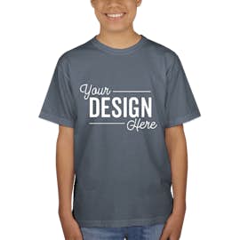 Canada - Gildan Youth Ultra Cotton T-shirt - Color: Indigo Blue