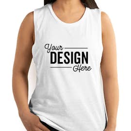 Next Level Women's Slim Fit Festival Muscle Tank - Color: White