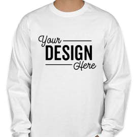 Canada - Gildan Ultra Cotton Long Sleeve T-shirt - Color: White