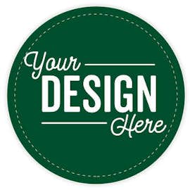 Full Color 3 in. Circle Magnet - Color: Forest Green