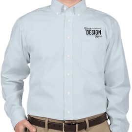 Devon & Jones Solid Dress Shirt - Color: Crystal Blue
