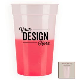 17 oz. Mood Stadium Cup - Color: Frosted / Red