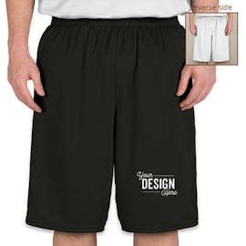 High Five Competition Reversible Basketball Shorts - Color: Black / White