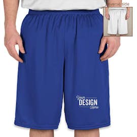 High Five Competition Reversible Basketball Shorts - Color: Royal / White