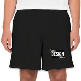 High Five Contrast Performance Shorts - Color: Black / White