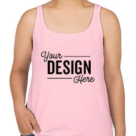 Bella + Canvas Women's Jersey Tank - Color: Pink
