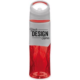 28 oz. Geometric Tritan™ Water Bottle - Color: Red