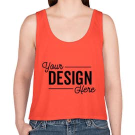 Canada - Bella + Canvas Women's Flowy Crop Tank - Color: Coral