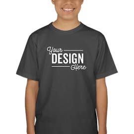 Canada - Gildan Youth 100% Cotton T-shirt - Color: Charcoal