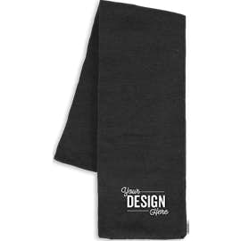 Sportsman Solid Knit Scarf - Color: Heather Charcoal