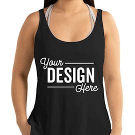 Next Level Women's Festival Side Slit Tank - Color: Black