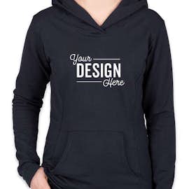 Anvil Women's French Terry Pullover Hoodie - Color: Navy