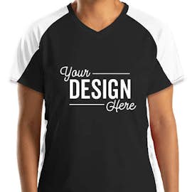Augusta Women's Cutter Jersey - Color: Black / White