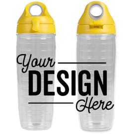 Tervis 24 oz. Sports Bottle with Lid (Full Color Wrap Print) - Color: Yellow / Grey