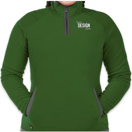 Stormtech Women's Shasta Quarter Zip Tech Fleece Pullover - Color: Garden Green / Graphite