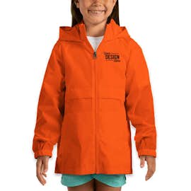 Team 365 Youth Zone Protect Lightweight Jacket - Color: Sport Orange