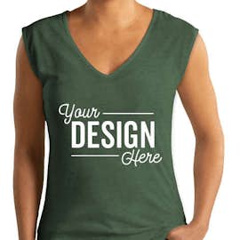 Next Level Women's Slim Fit Festival V-Neck Tank - Color: Royal Pine