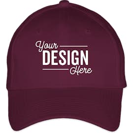New Era 39THIRTY Stretch Fit Cotton Hat - Color: Maroon