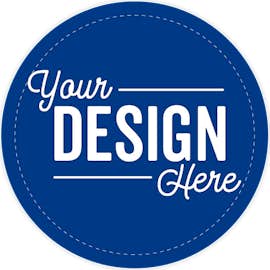 Full Color 3.5 in. Circle Roll Labels (500 per roll) - Color: Royal Blue