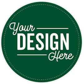 Full Color 4 in. Circle Magnet - Color: Forest Green