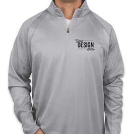 Sport-Tek Quarter Zip Performance Sweatshirt - Color: Silver / Black