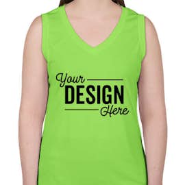 Sport-Tek Women's Competitor Performance Sleeveless Shirt - Color: Lime Shock