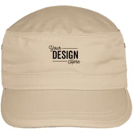 Econscious Organic Twill Military Hat - Color: Oyster