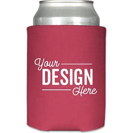 Foldable Can Cooler - Color: Crimson