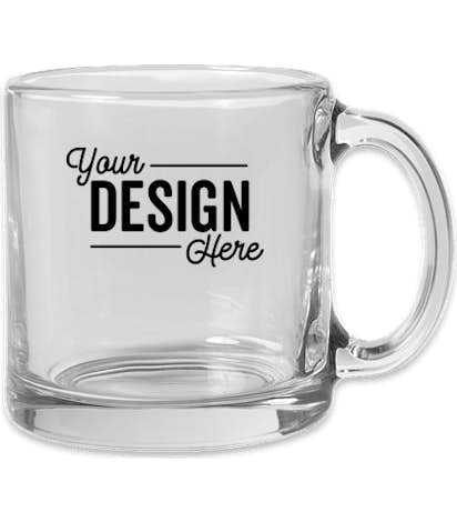 Design Custom Printed 13 Oz Clear Gl Coffee Mug Online At 13 Oz Clear Gl Coffee Mug