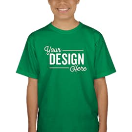 Canada - Gildan Youth Ultra Cotton T-shirt - Color: Irish Green