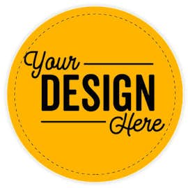 Full Color 3 in. Circle Magnet - Color: Athletic Gold