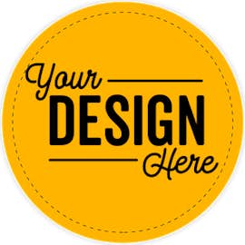 Full Color 3 in. Circle Magnet - Color: Athletic Gold