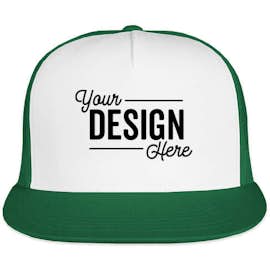 Yupoong Classic Trucker Hat - Color: Kelly / White / Kelly