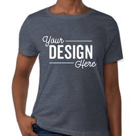Bella + Canvas Women's Jersey T-shirt - Color: Heather Navy