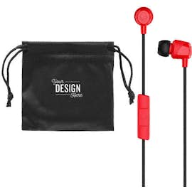 Skullcandy Jib Wired Earbuds with Microphone - Color: Red