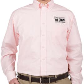 Devon & Jones Gingham Dress Shirt - Color: Pink