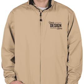 North End Full Zip Hooded Jacket - Color: Putty / Black