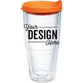 Tervis 24 oz. Classic Tumbler with Lid (Full Color Wrap Print) - Color: Orange