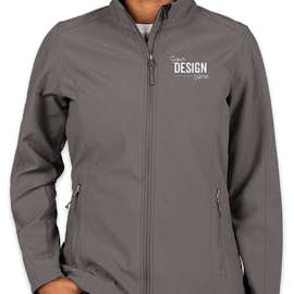 Port Authority Women's Core Fleece Lined Soft Shell Jacket - Color: Deep Smoke