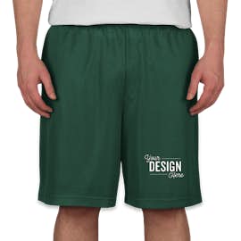 Sport-Tek Mesh Shorts - Color: Forest Green